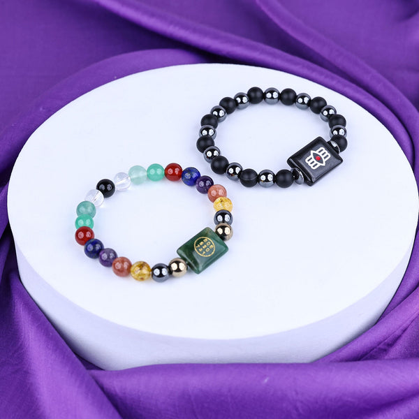 Business Success & Growth with Shiv Netra Bracelet Combo for Wealth & Protection