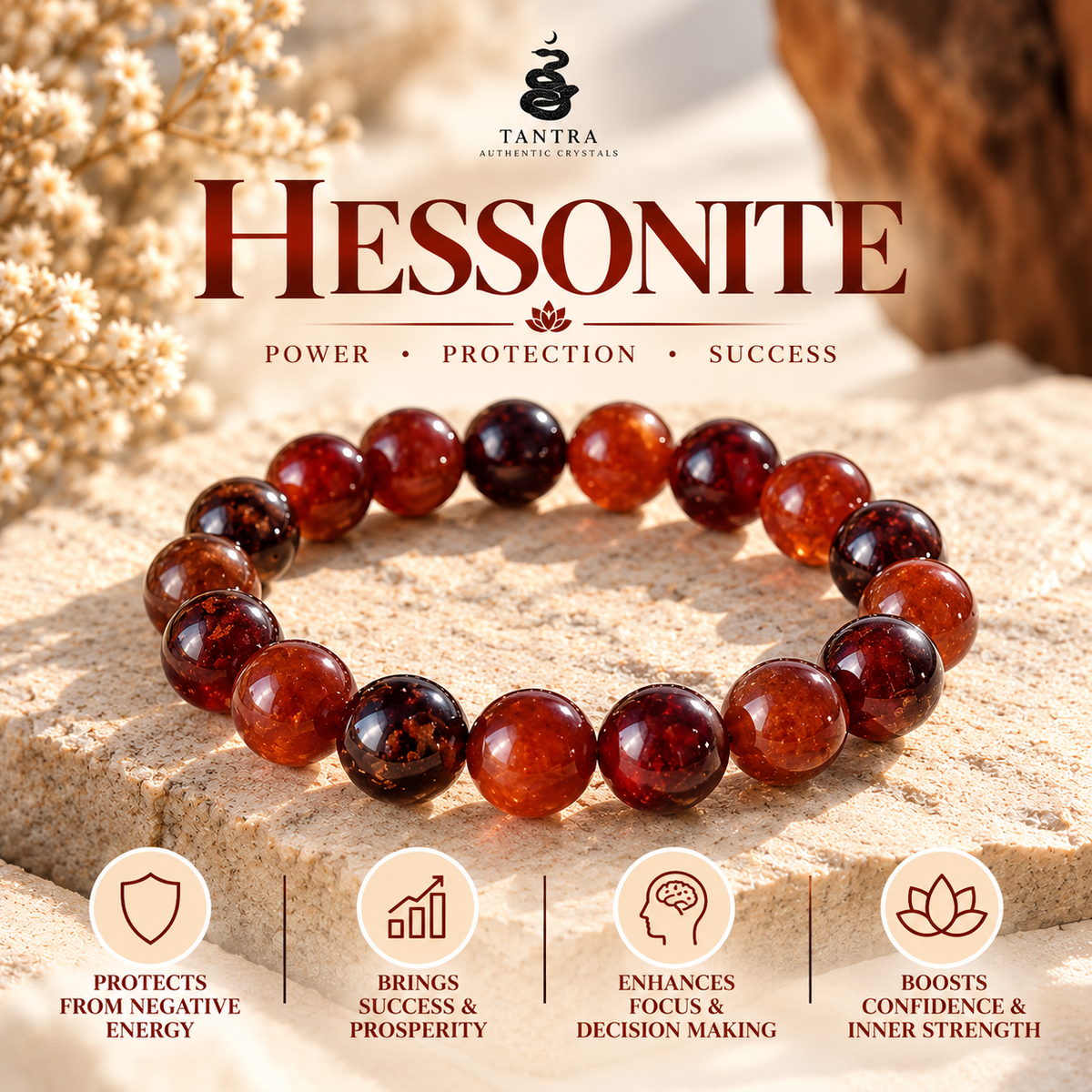 Hessonite Stone Bracelets