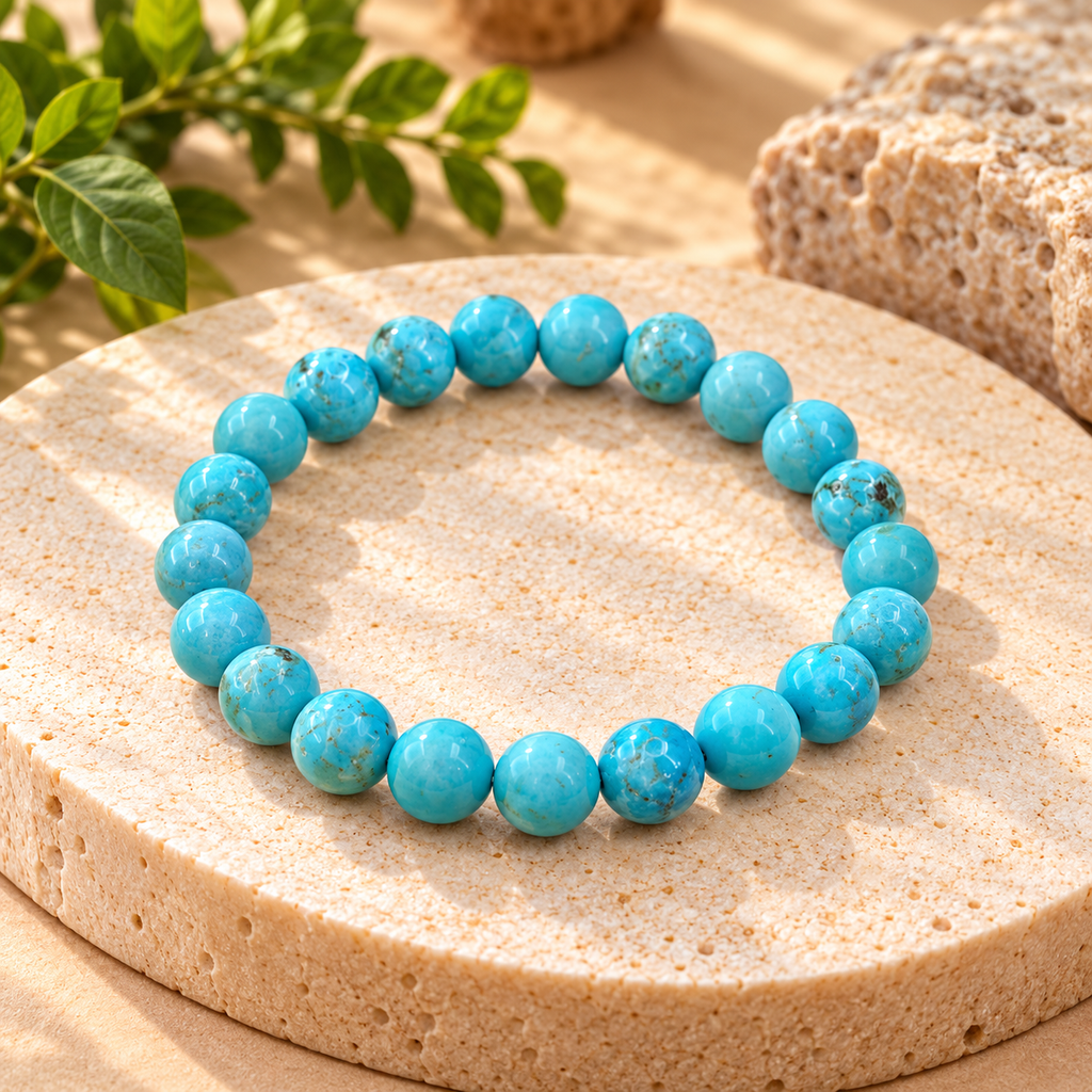 Turquoise Bracelet Protection, Healing, Positivity & Emotional Balance