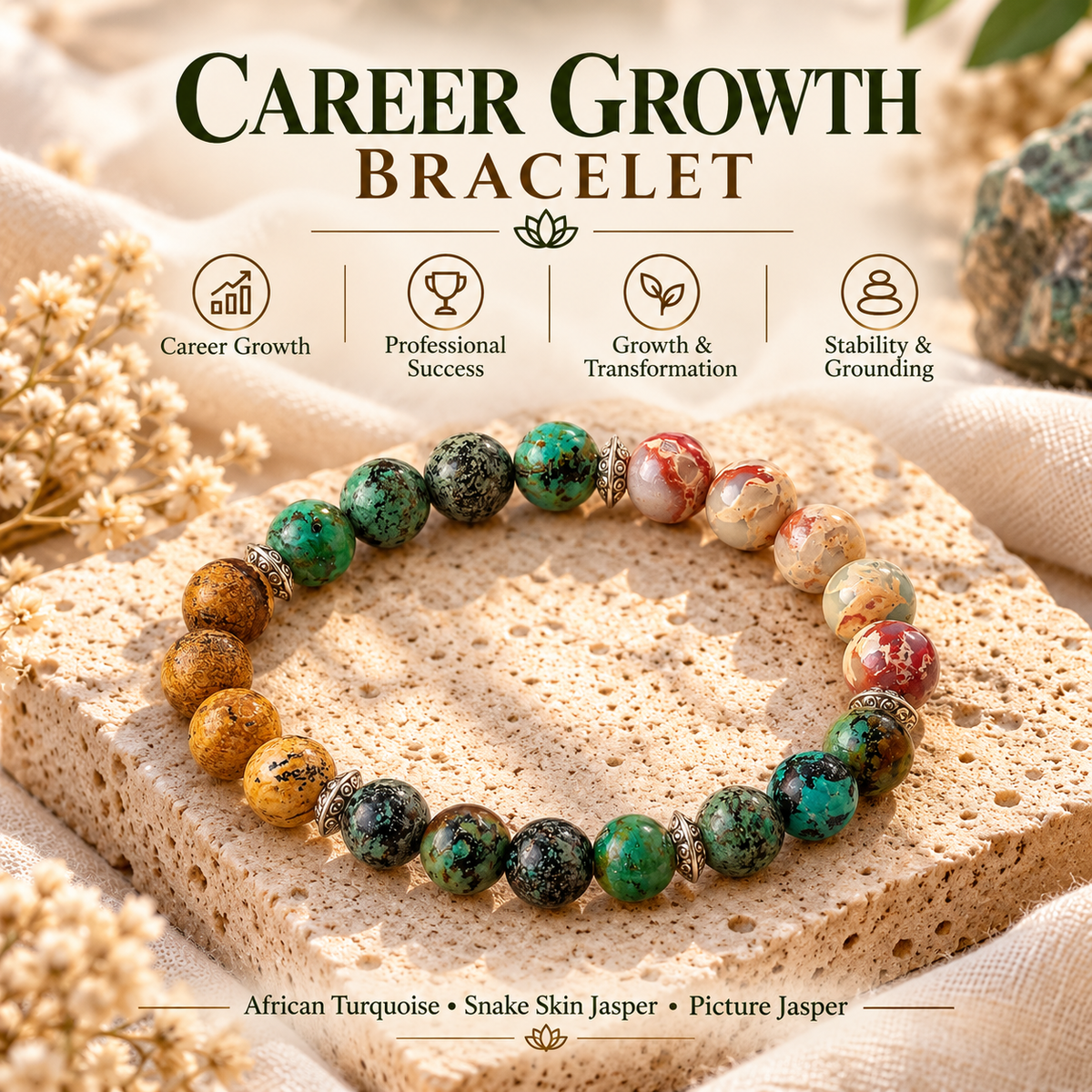 Career Growth Bracelet | for Job & Business