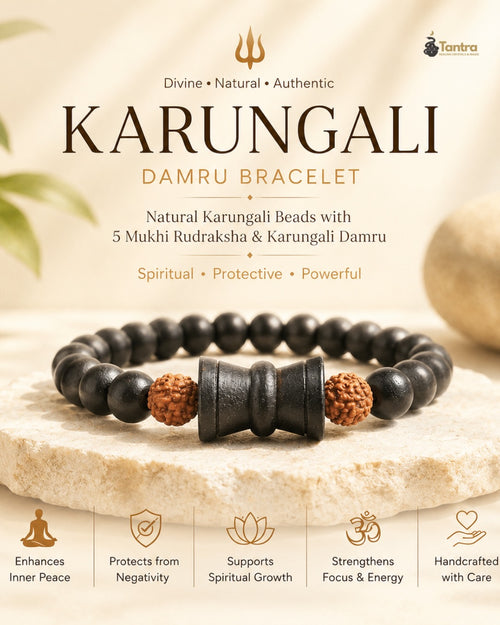 Karungali Bracelet by Tantra Crystals | Original Ebony Wood Protection Bracelet