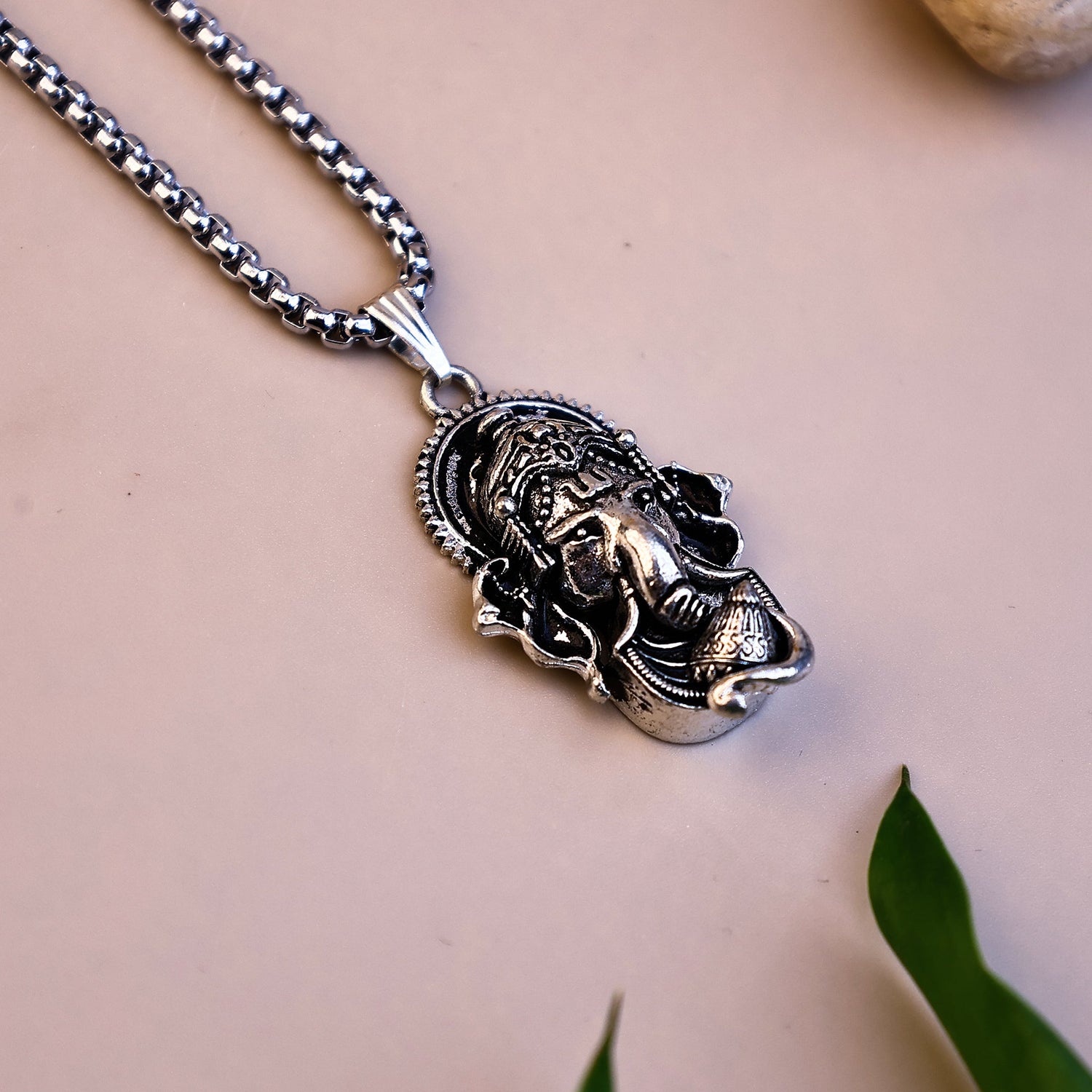 Silver Lord Ganesha Pendant