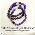 Natural Amethyst Bracelet