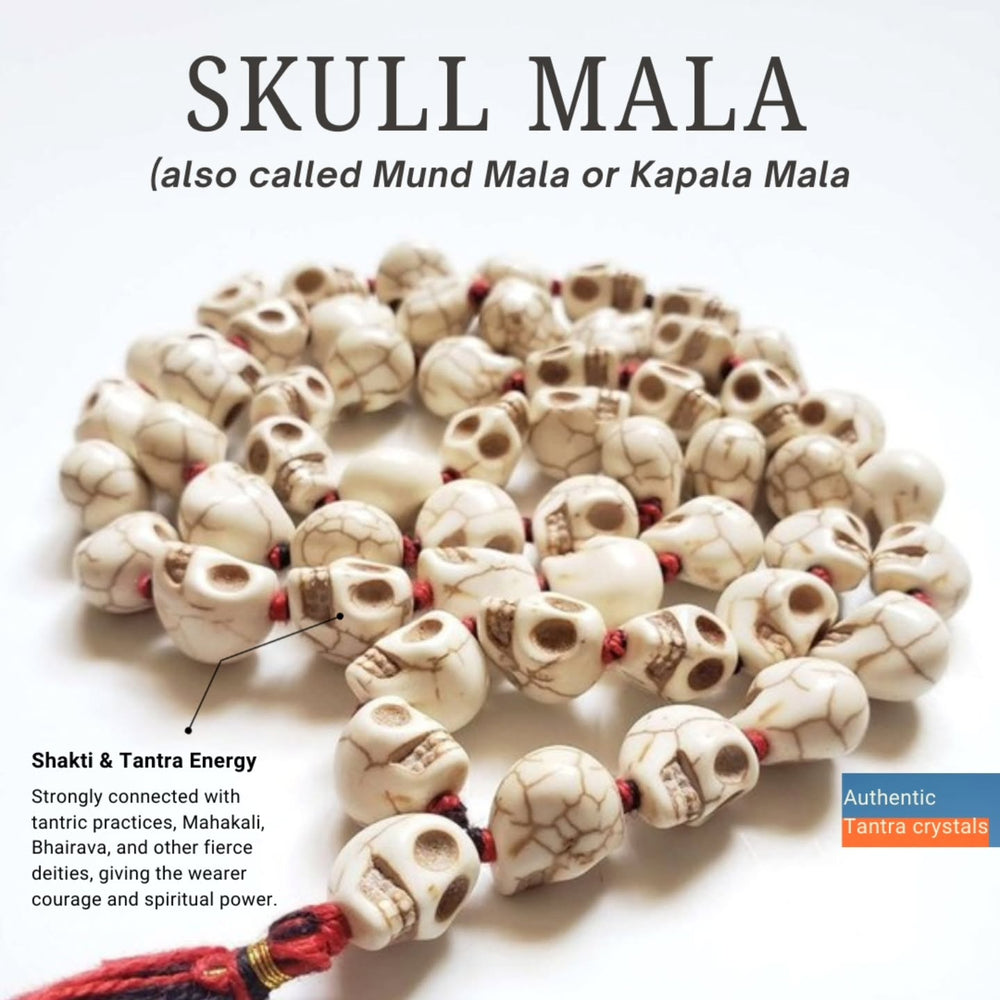 Skull Mala ( Mund Mala) – Symbol of Power & Protection