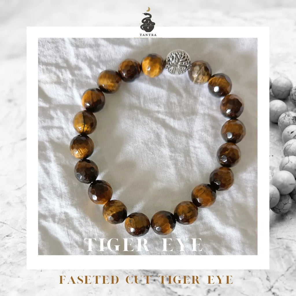 Tiger Eye Faceted Cut Bracelet