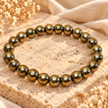 Natural Pyrite Bracelet Wealth, Abundance, Protection & Confidence