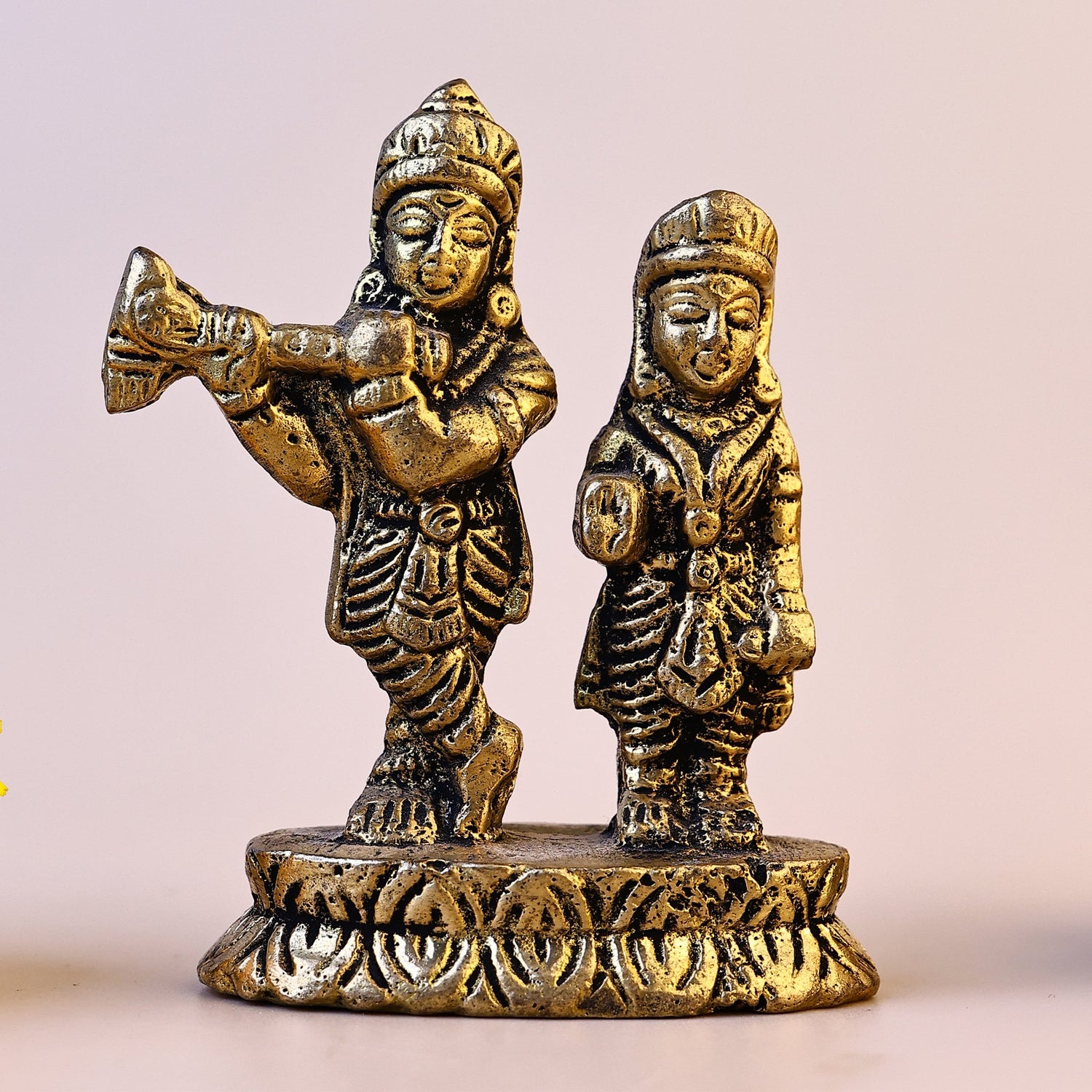 Brass Radha Krishna Murti