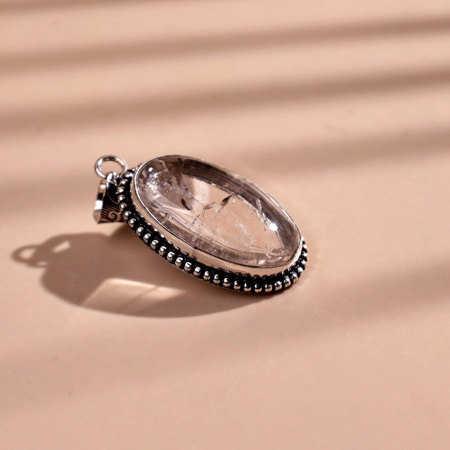 Clear Quartz Stone Pendant