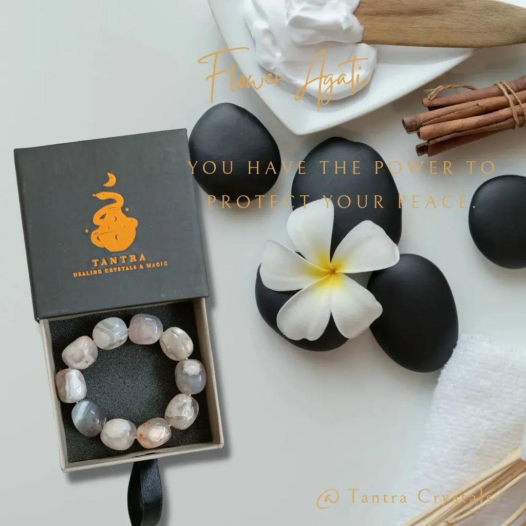 Flower Agate Bracelet