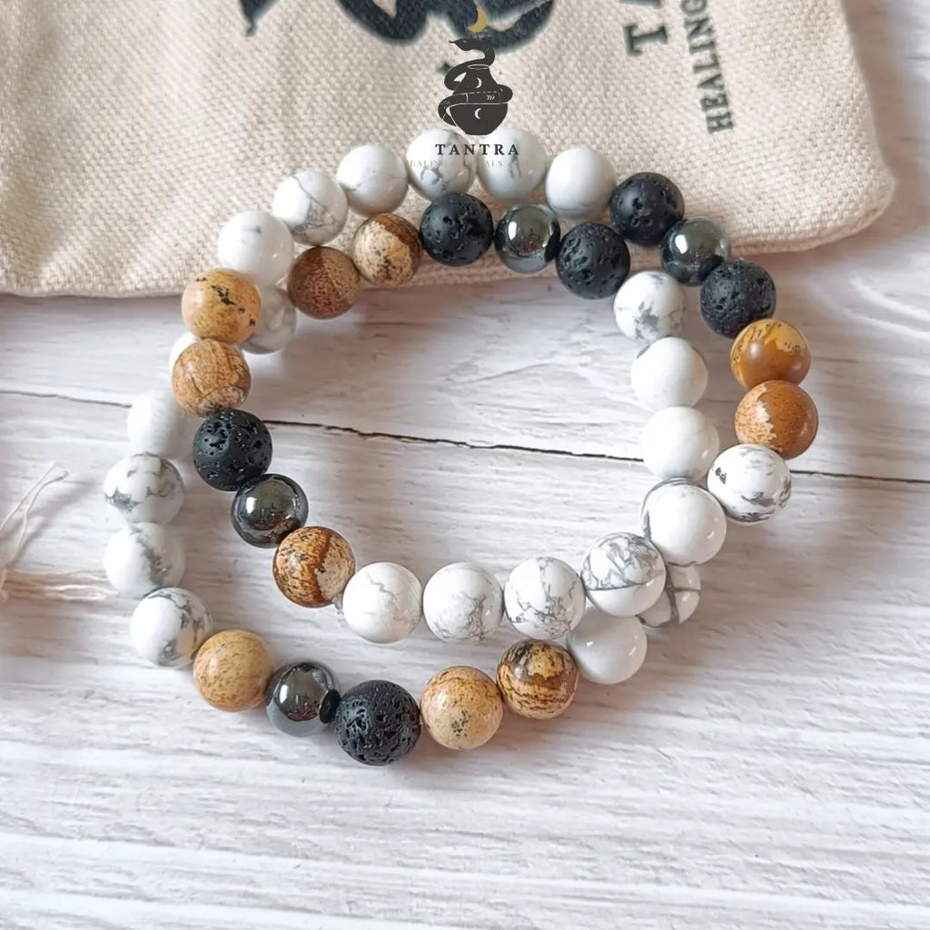 Creative Band – Picture Jasper Crystal Bracelet
