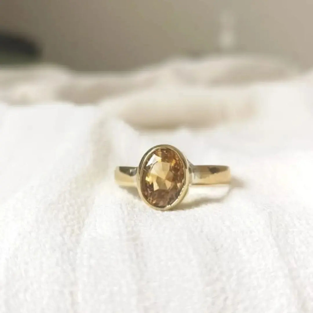 Natural Citrine Ring – Wealth, Success & Confidence