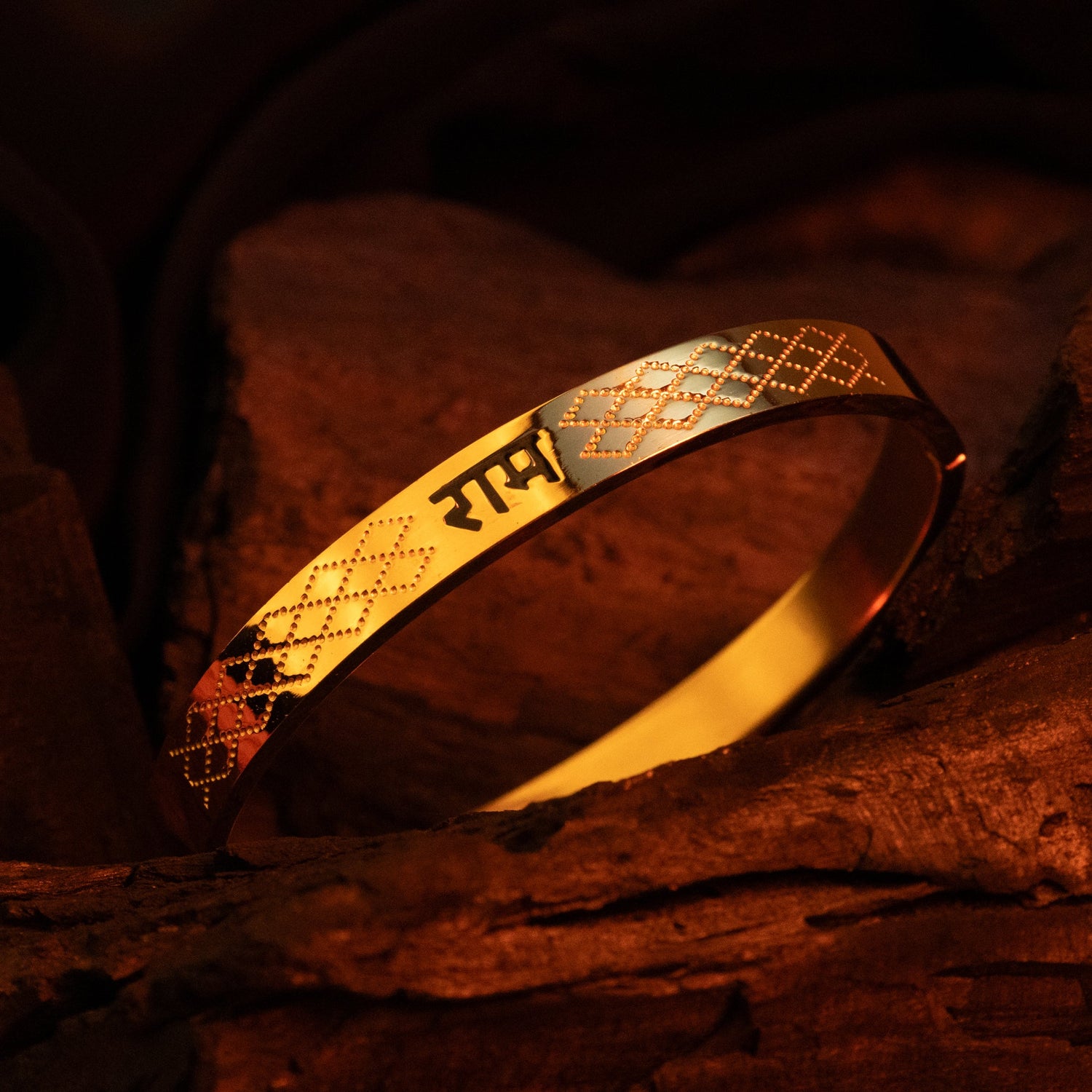 Ram Divya Kada – IGP Gold Plated Spiritual Kada for Divine Blessings