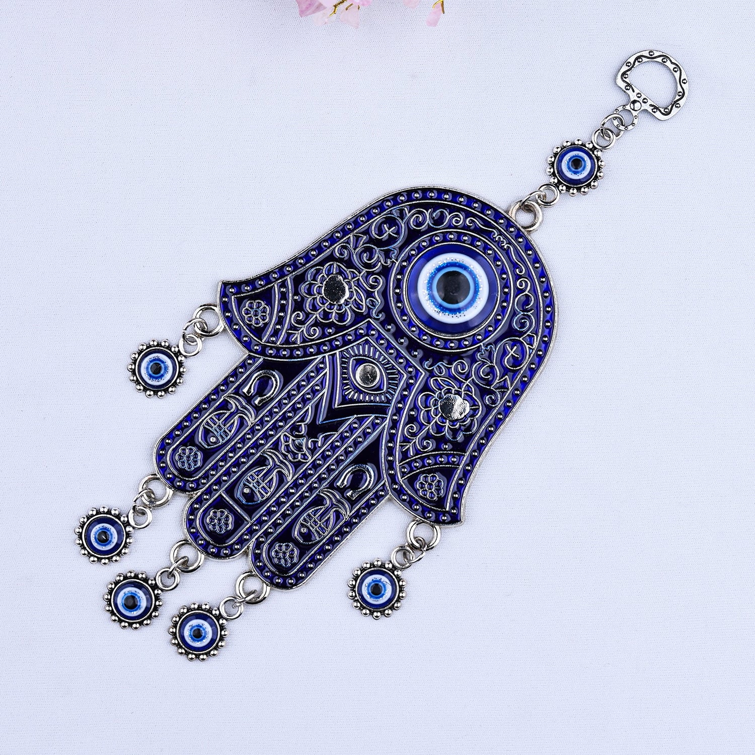 Big Hamsa Hand with Evil Eye Hanging