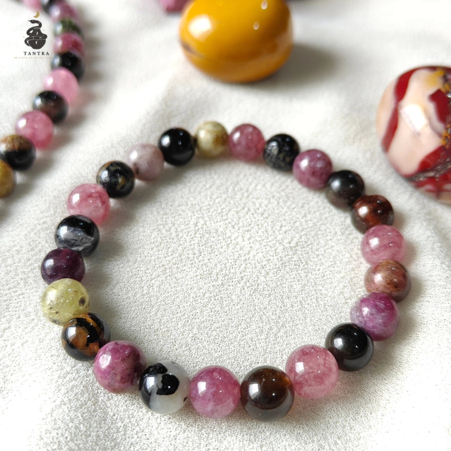 Watermelon Quartz Bracelet