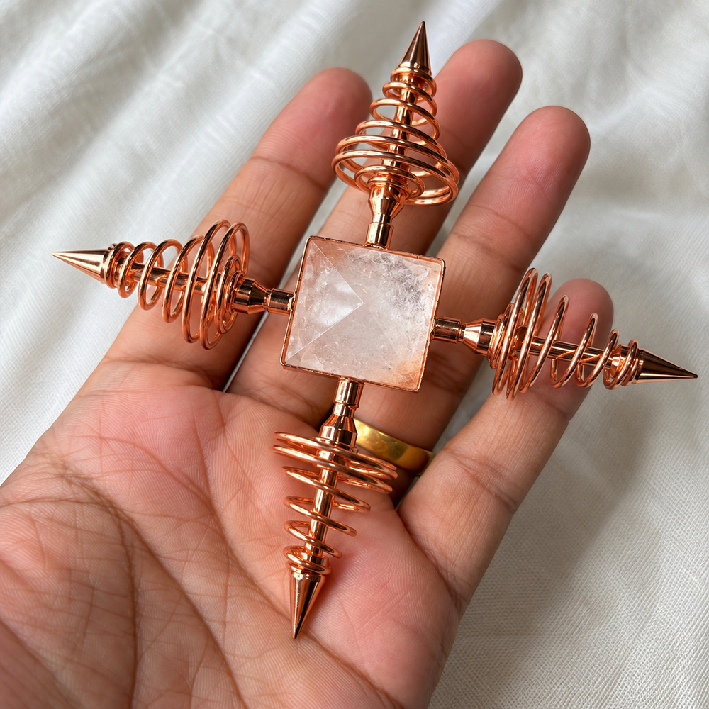 Handcrafted Copper Energy Generator