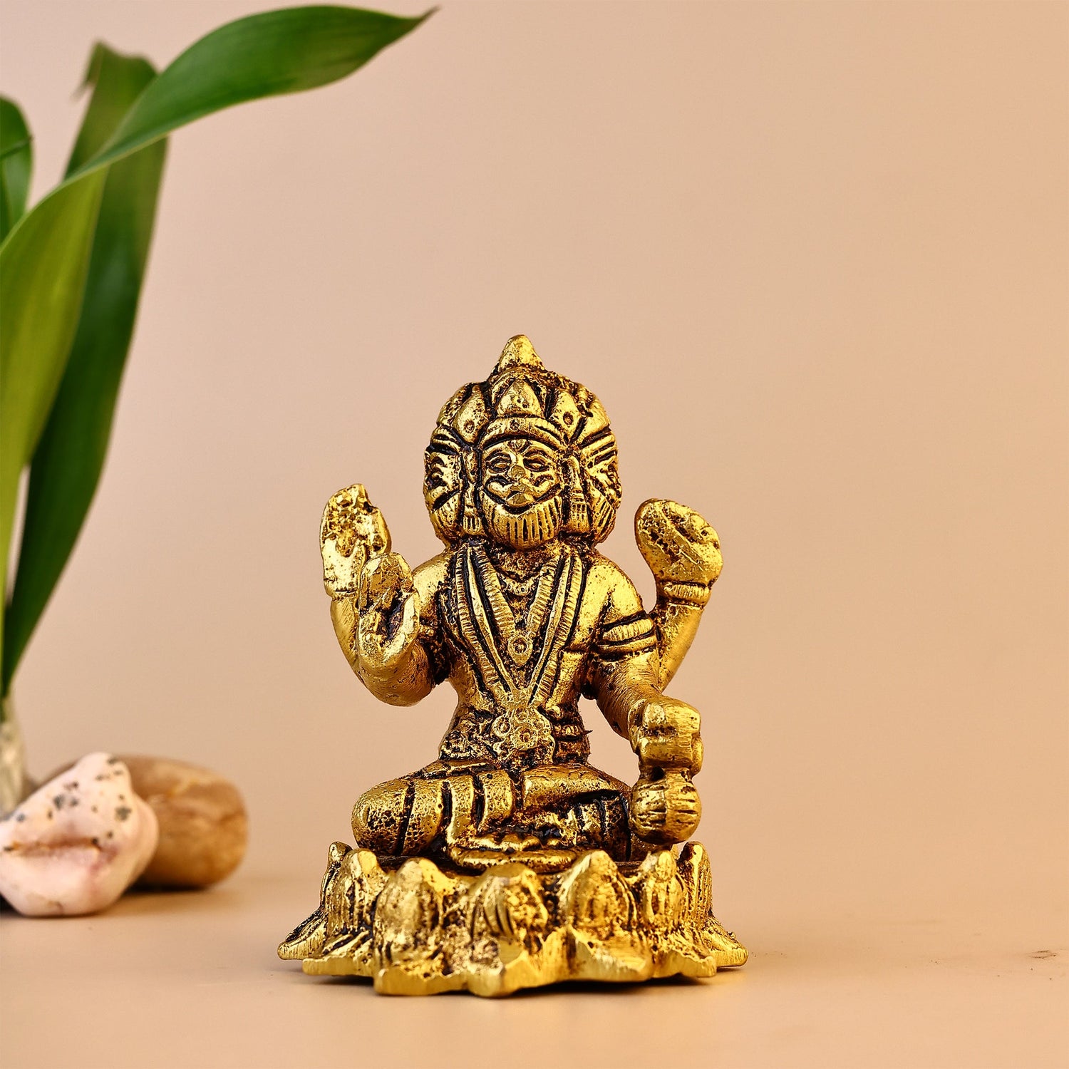 Brass Lord Brahma Ji Sculpture