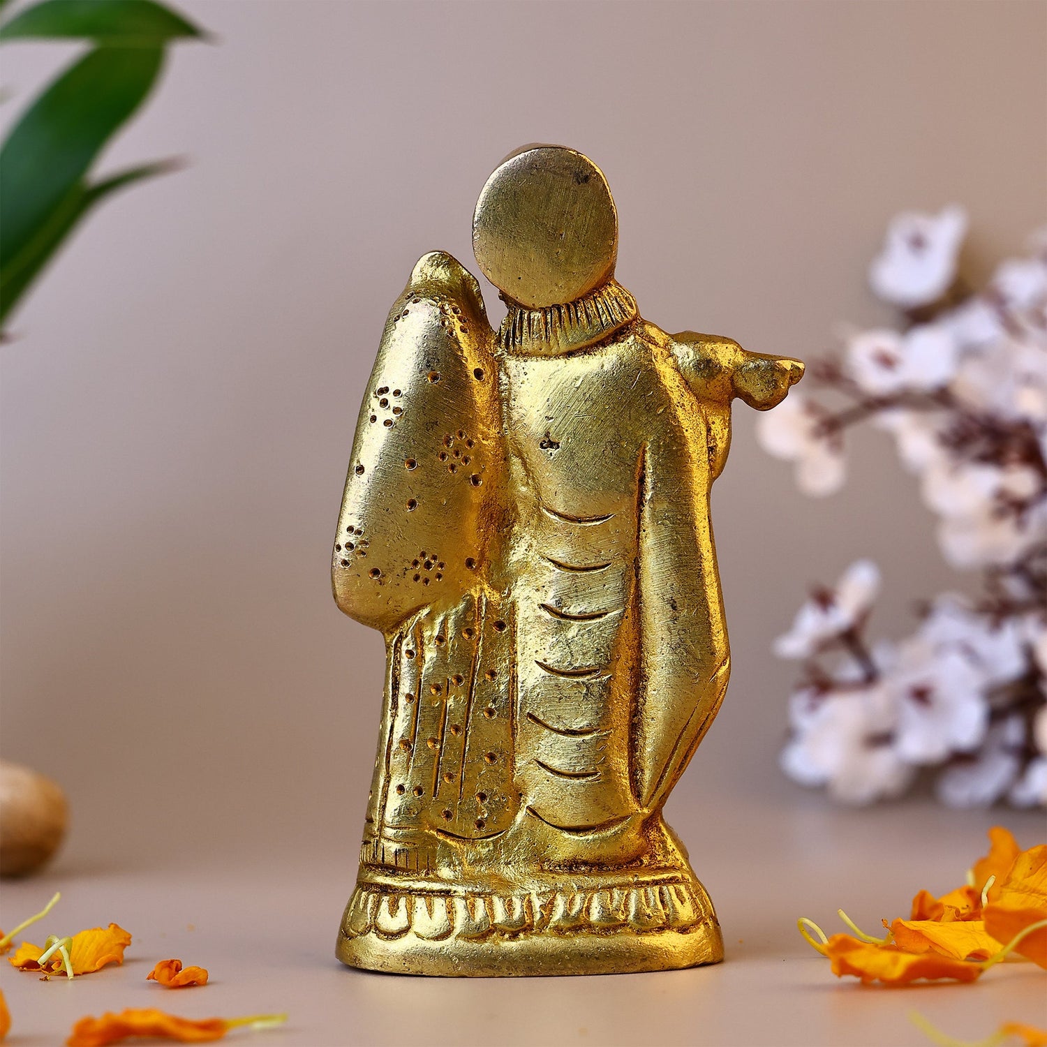 Brass Radha Krishna Statue