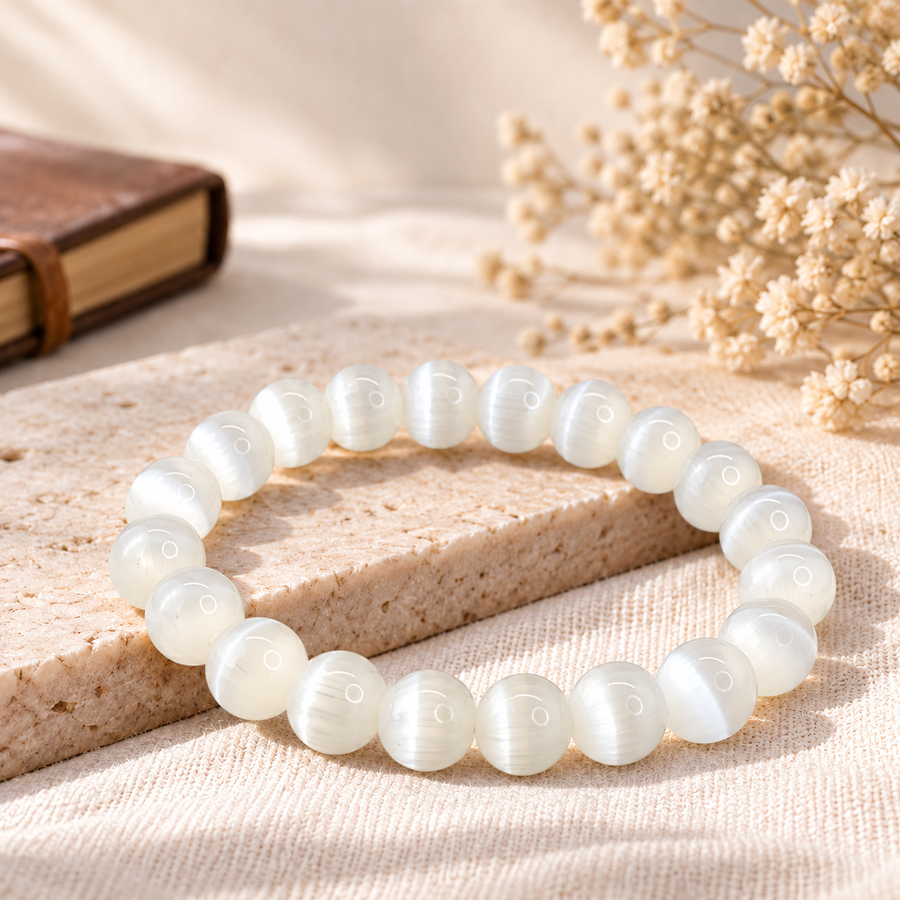 Selenite Crystal Bracelet