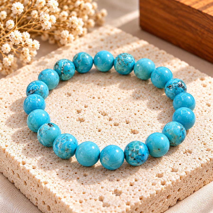 Turquoise Bracelet Protection, Healing, Positivity & Emotional Balance