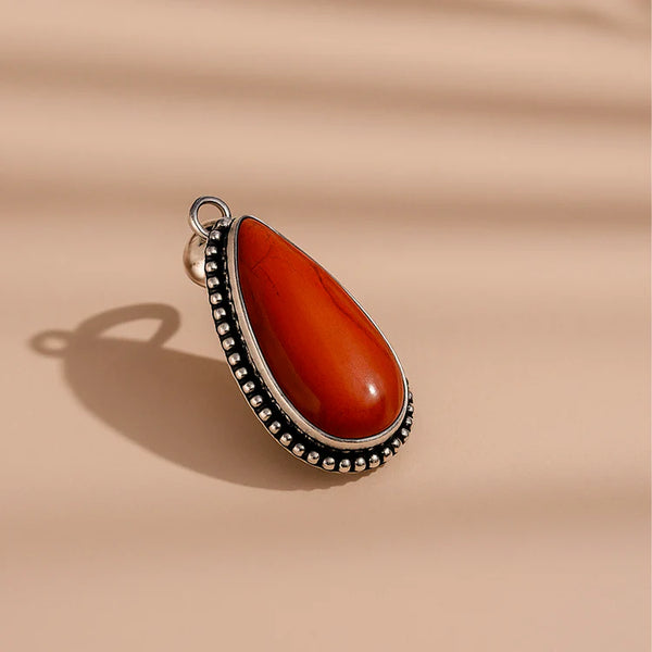 Jasper Oval Stone Pendant