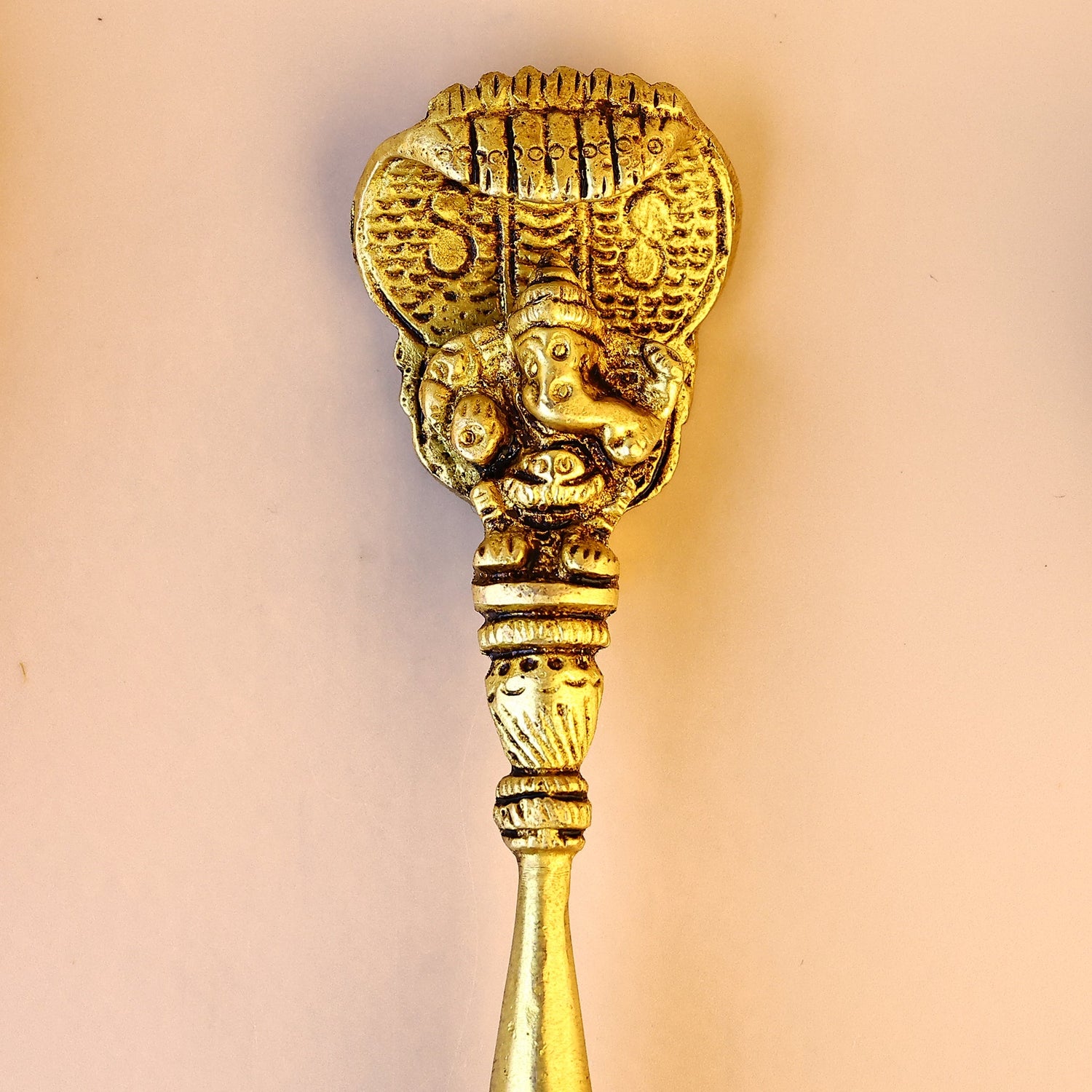 Brass Ganesh Havan Spoon
