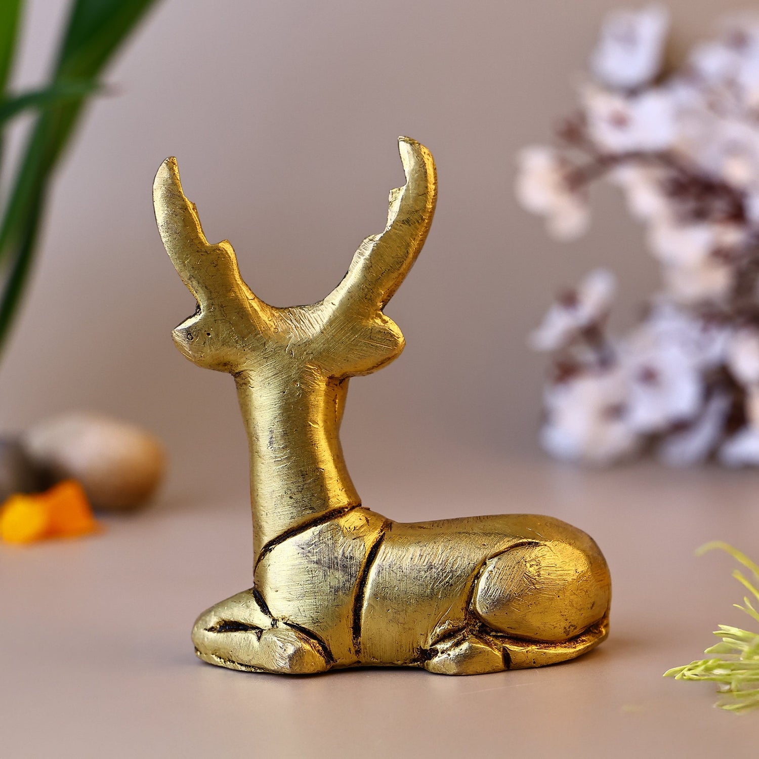 Pure Brass Vastu Deer Statue