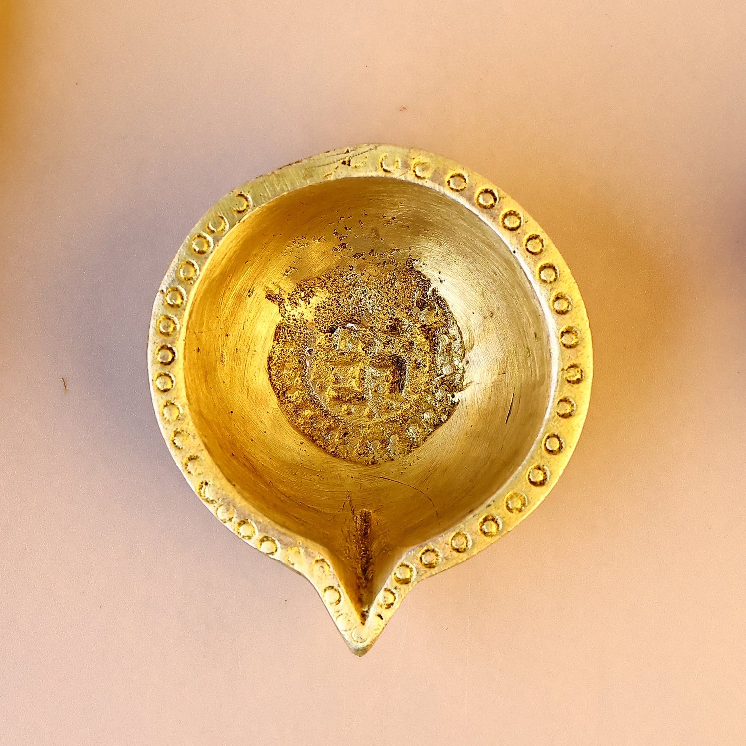 Brass Swastik Diya