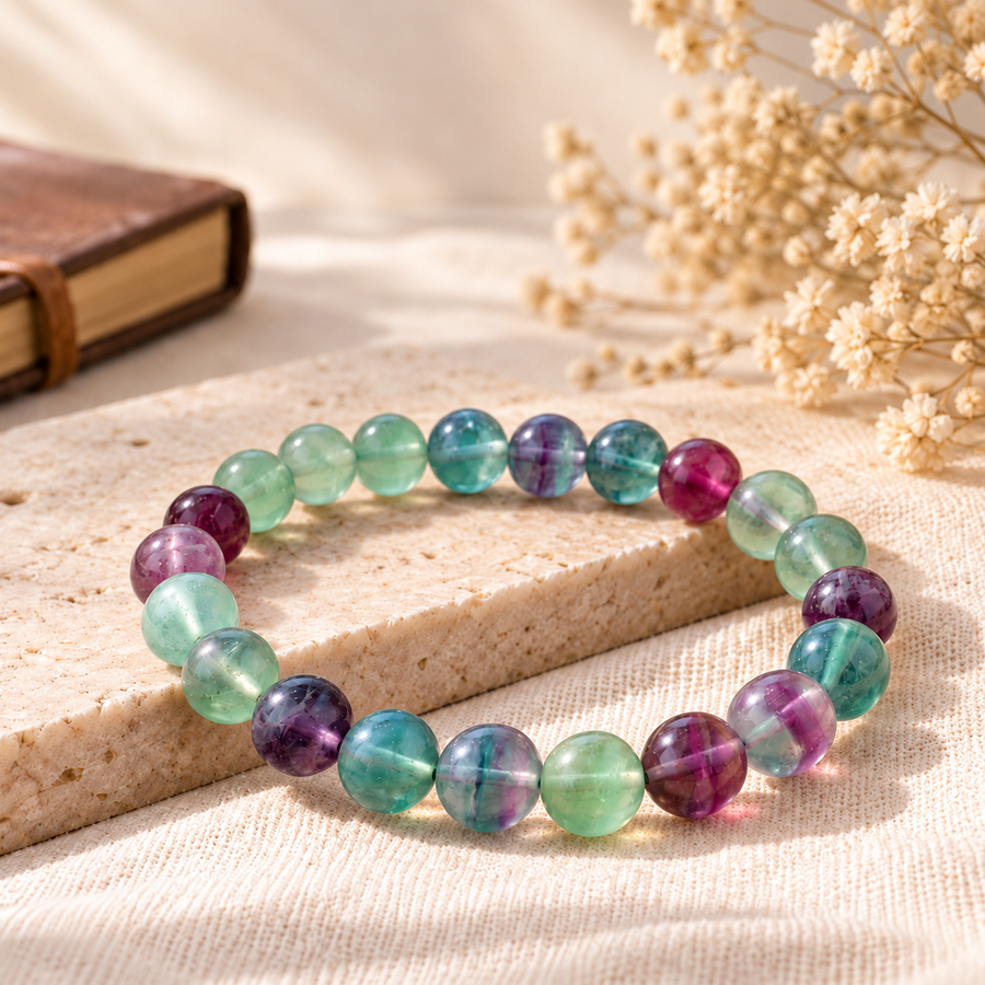 Fluorite Crystal Bracelet