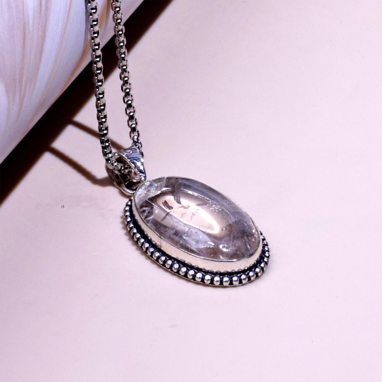 Clear Quartz Stone Pendant