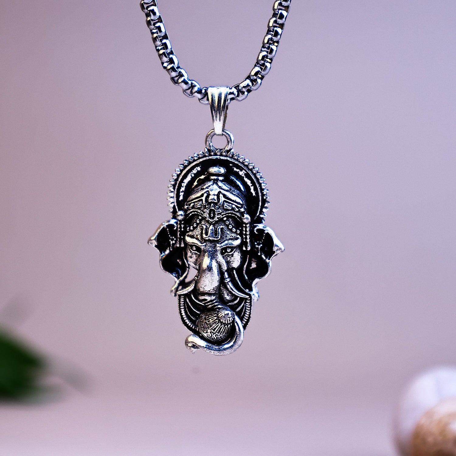 Silver Lord Ganesha Pendant