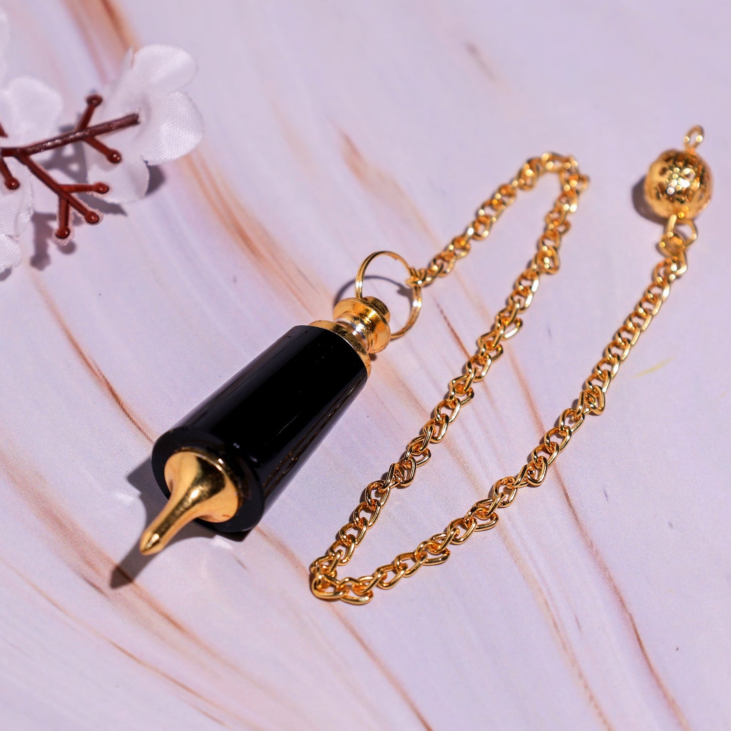Black Agate Pendulum