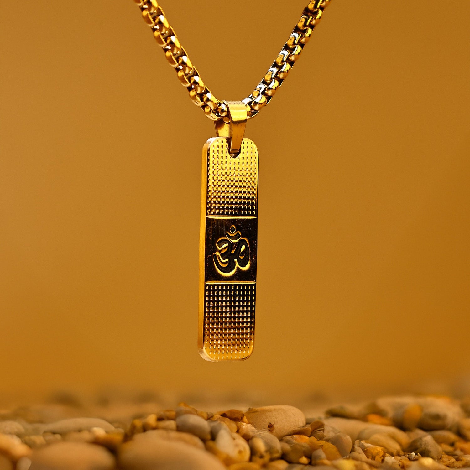 Om Chain Pendant (IGP Gold Plating)