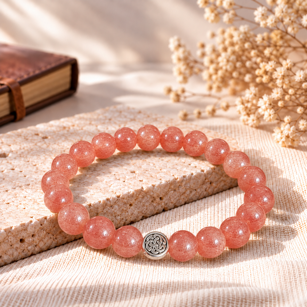 Strawberry Quartz Bracelet