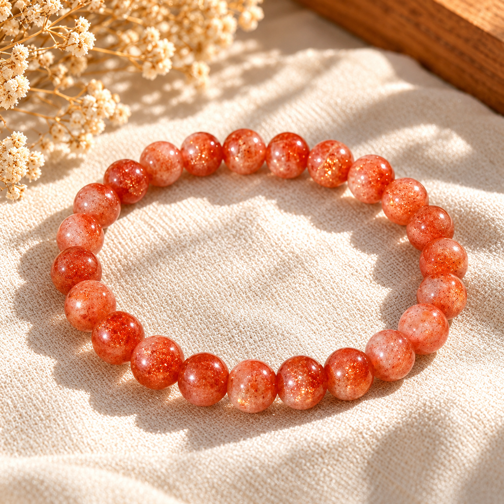 Sunstone Bracelet  Leadership, Confidence, Happiness & Manifestation