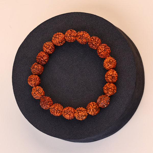 5 Mukhi Rudraksha Bracelet for Stress, Anxiety & Overthinking Relief