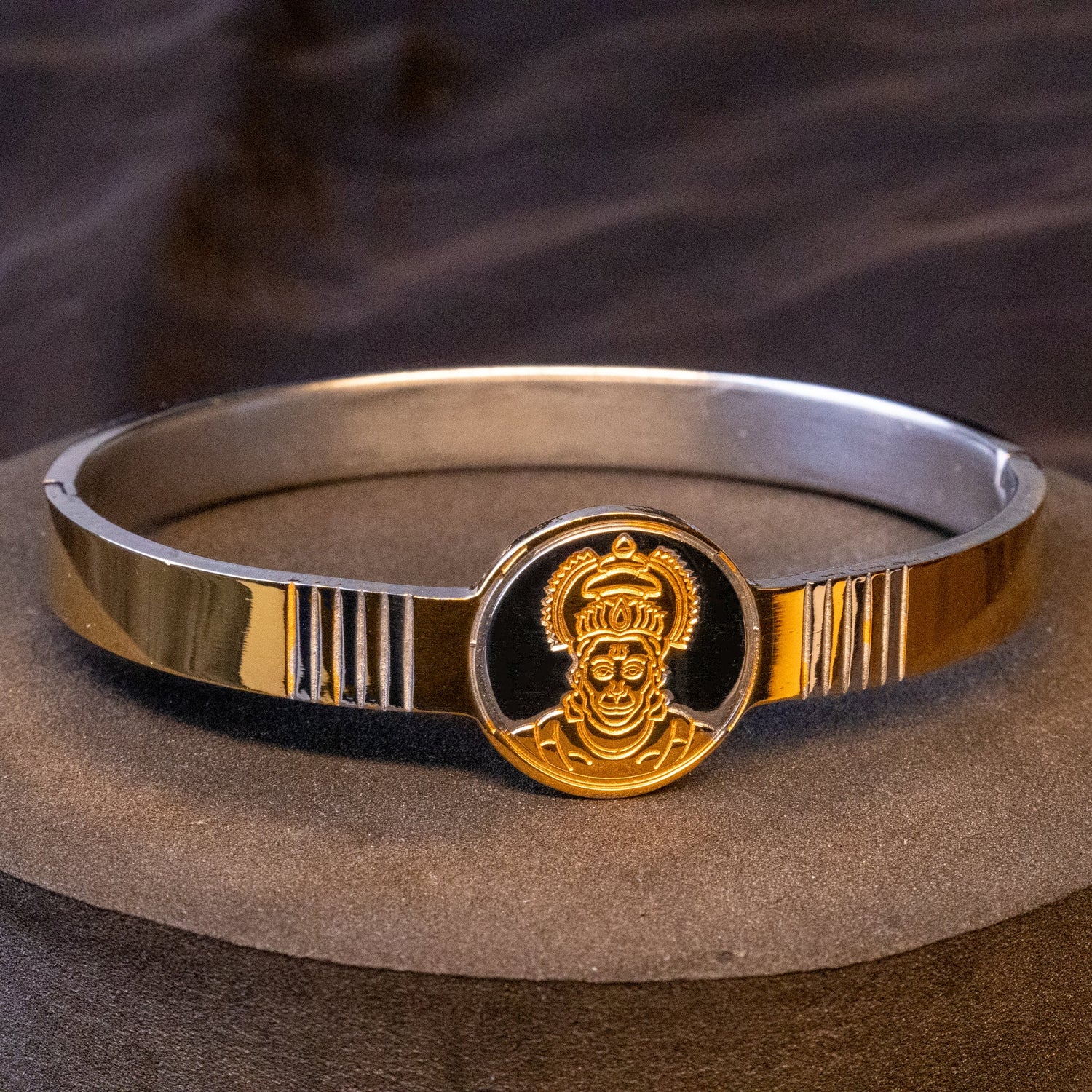 Hanuman Raksha Kada – IGP Gold Plated Spiritual Kada for Protection