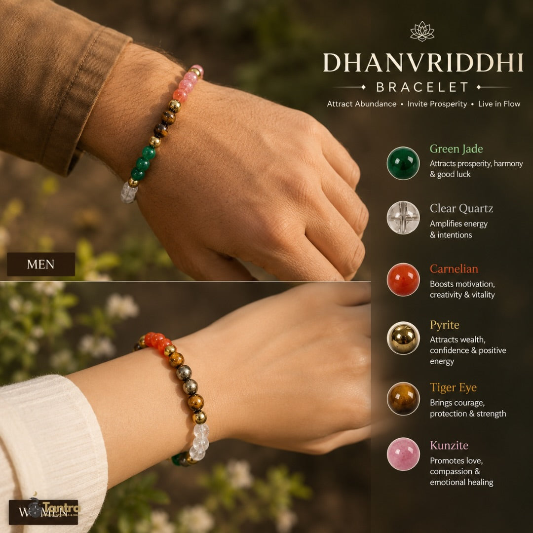 Dhanvriddhi Bracelet – Attract Abundance & Financial Growth