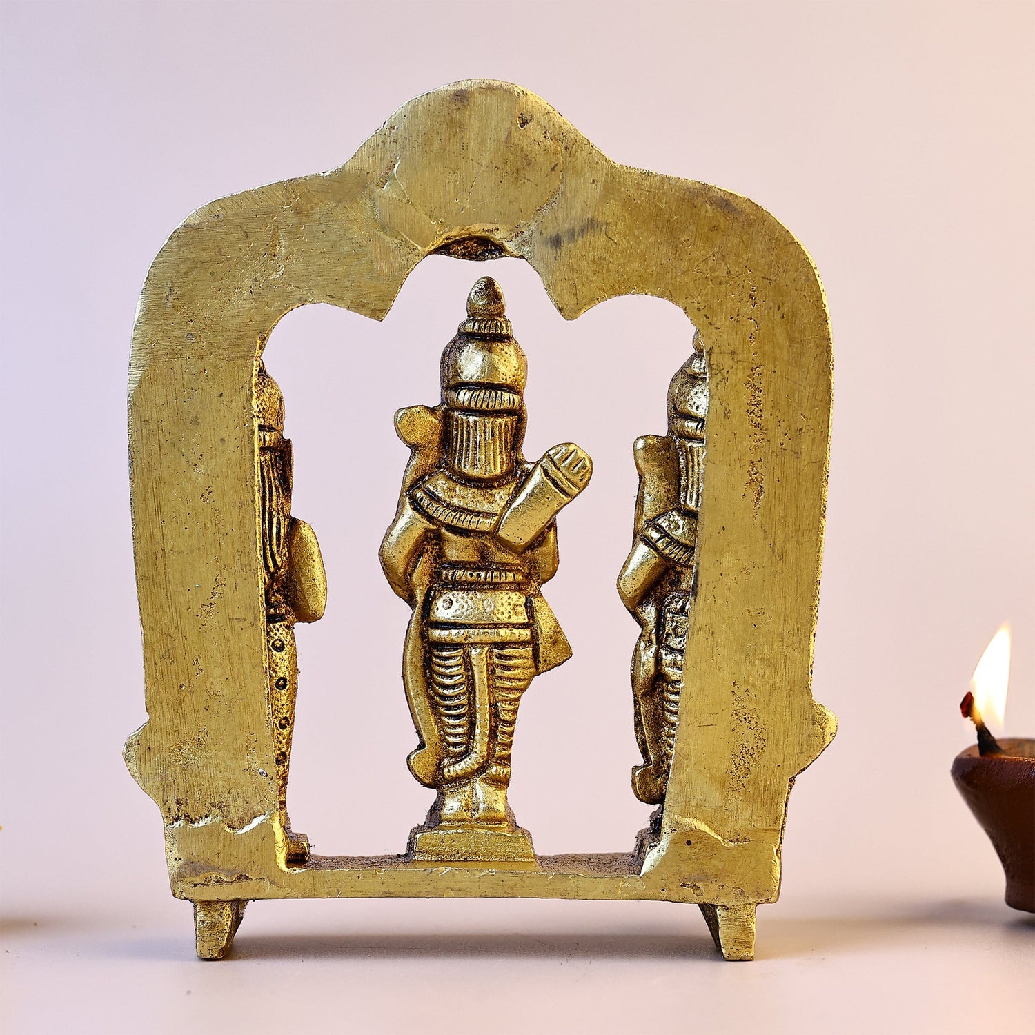 Brass Ram Darbar Murti