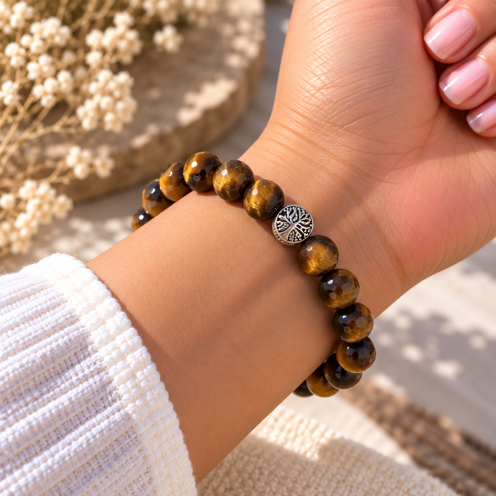 Tiger Eye Faceted Cut Bracelet