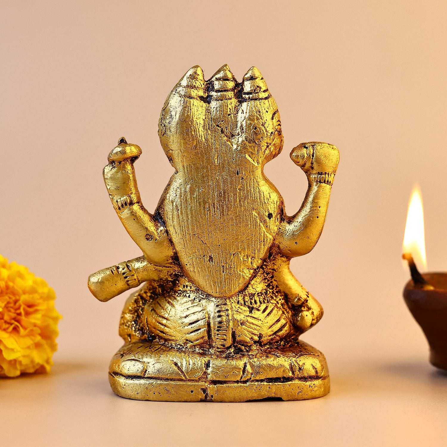 Brass Dattateya Sculpture