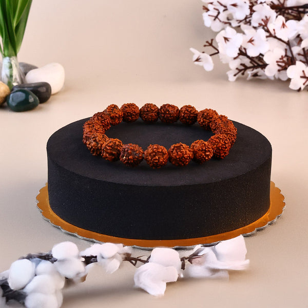 5 Mukhi Rudraksha Bracelet for Stress, Anxiety & Overthinking Relief