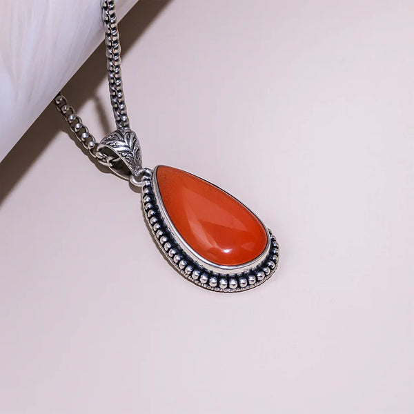 Jasper Oval Stone Pendant