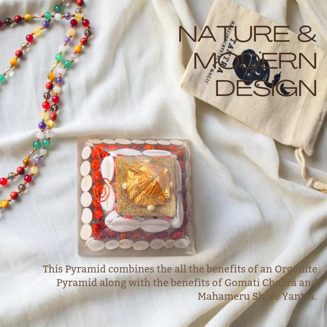Gomti Chakra Orgonite Pyramid