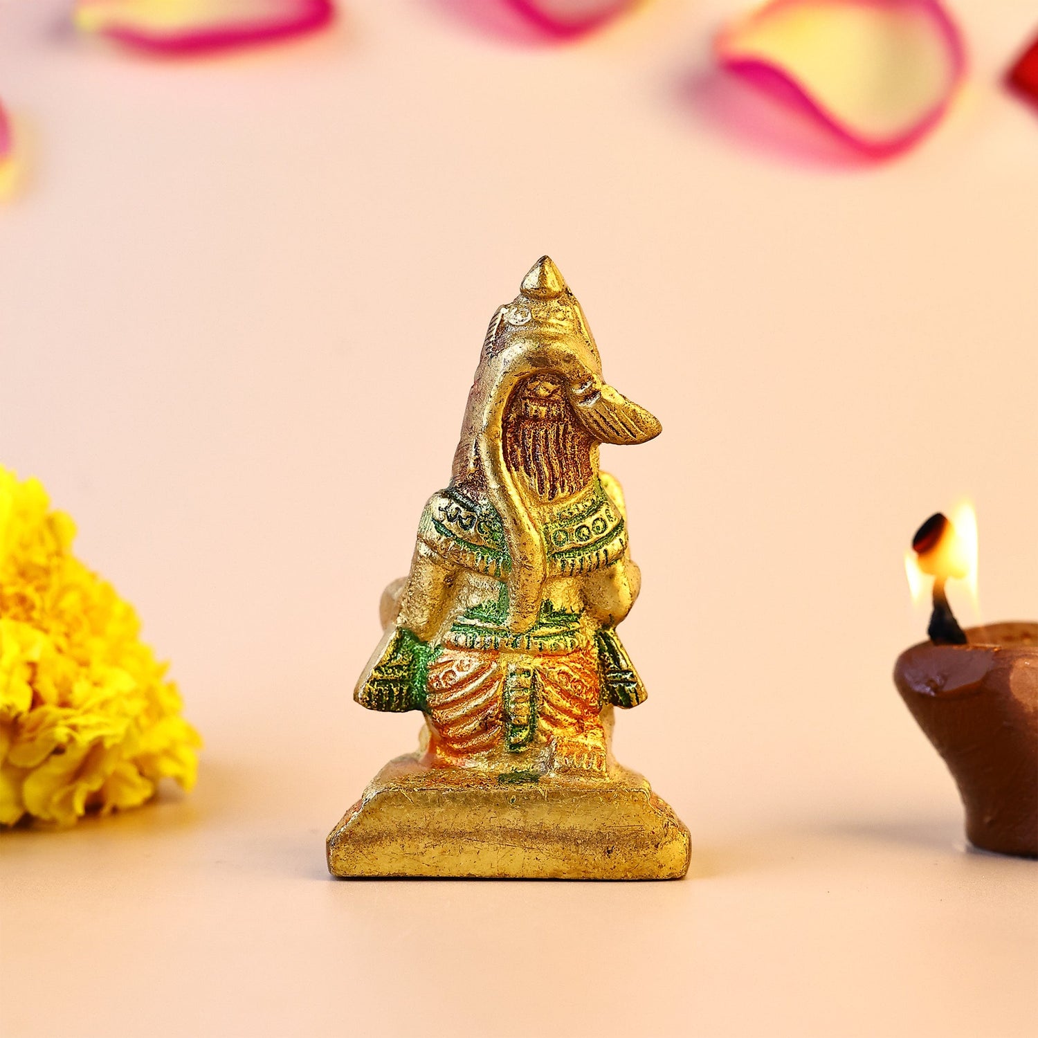 Brass Hanuman Ji Sitting Idol