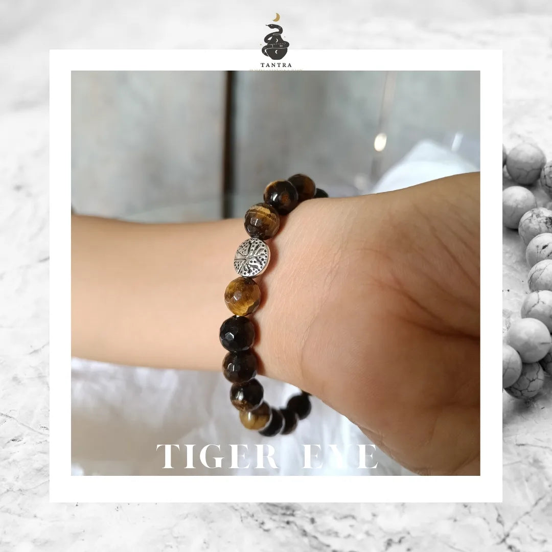 Tiger Eye Faceted Cut Bracelet