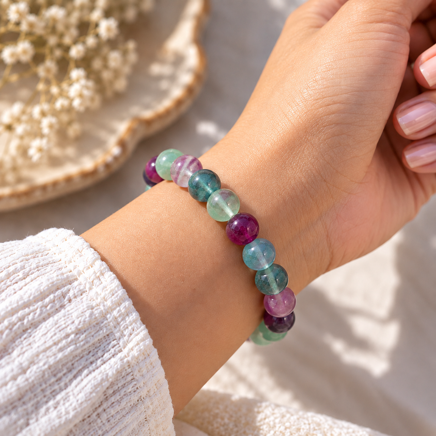 Fluorite Crystal Bracelet