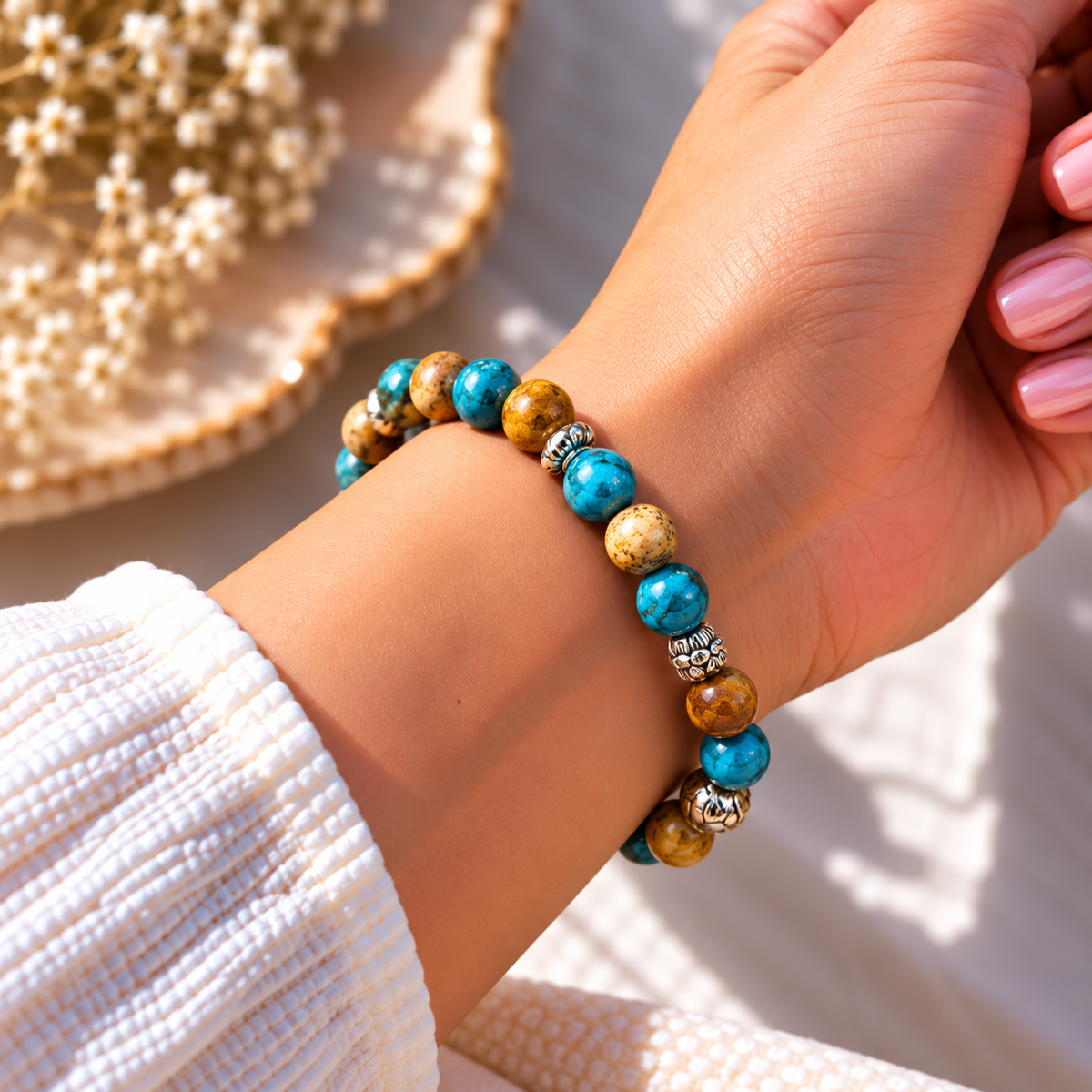 Fame & Beauty bracelet | power of African Turquoise