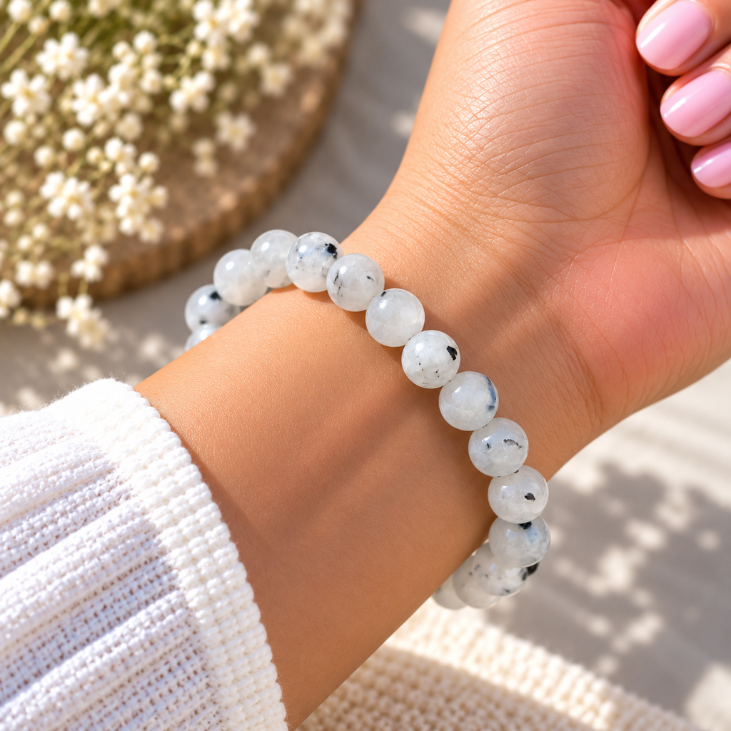 Rainbow Moonstone Bracelet