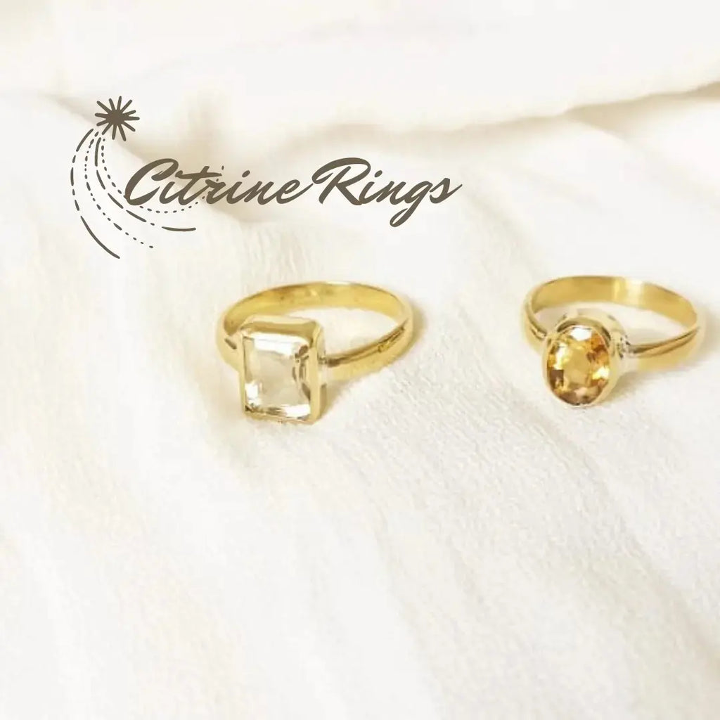 Natural Citrine Ring – Wealth, Success & Confidence