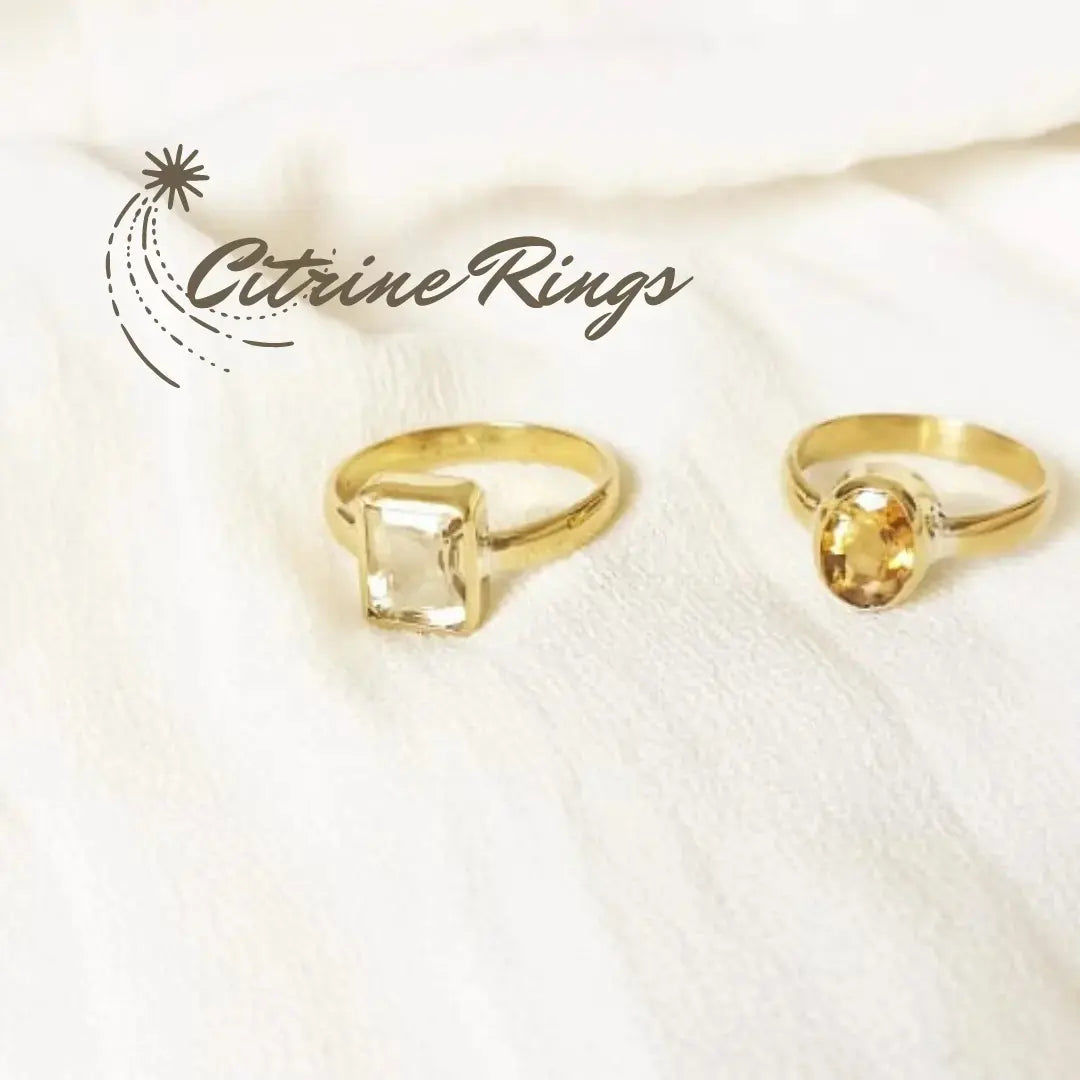 Natural Citrine Ring – Wealth, Success & Confidence